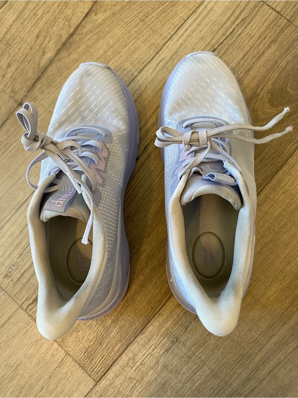 Dansko Women's Athletic Sneakers in White and Light Purple